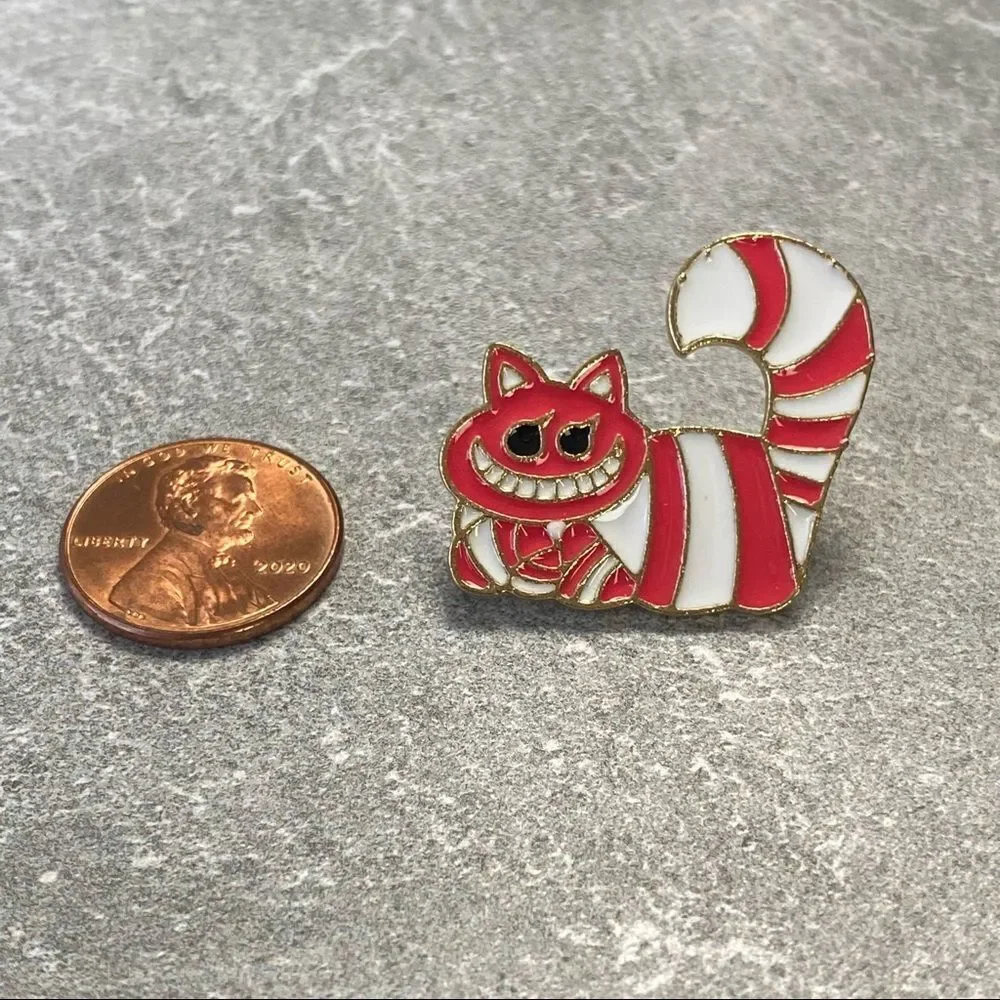 Cheshire Alice Wonderland Collection Enamel Pin